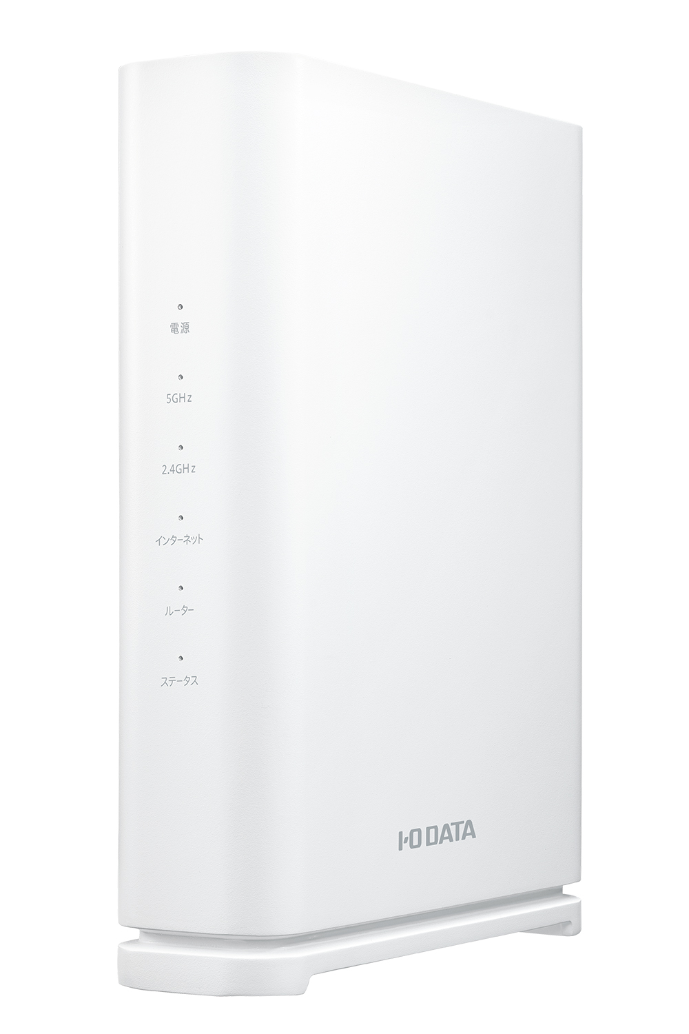 白系のI-O DATA WN-7D36QRの公式斜め写真。紹介するWN-7D36QR/UEはメーカーが同等品と明記するモデル。写真：I-O DATA、独自加工なし。